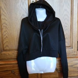 MPG long sleeve cowl neck hoodie